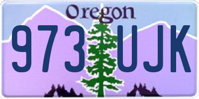 OR license plate 973UJK