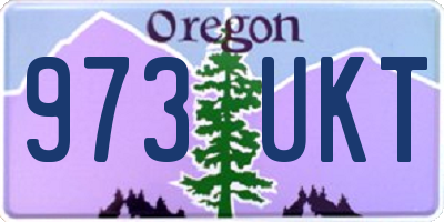 OR license plate 973UKT