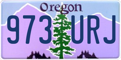 OR license plate 973URJ