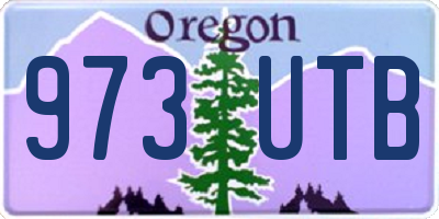 OR license plate 973UTB