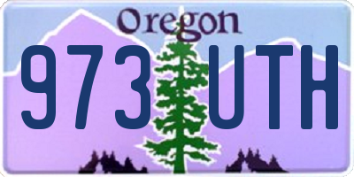 OR license plate 973UTH