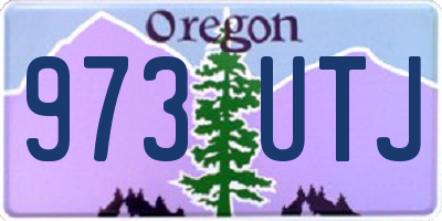 OR license plate 973UTJ