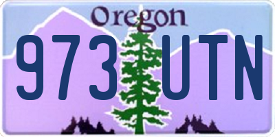OR license plate 973UTN