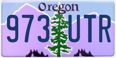 OR license plate 973UTR