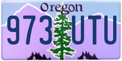 OR license plate 973UTU