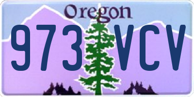 OR license plate 973VCV