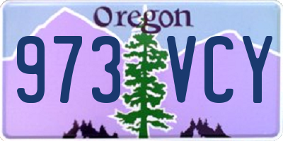 OR license plate 973VCY