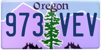 OR license plate 973VEV