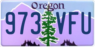 OR license plate 973VFU