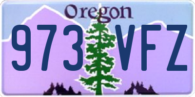 OR license plate 973VFZ