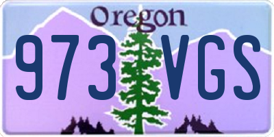 OR license plate 973VGS