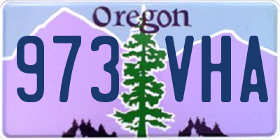 OR license plate 973VHA