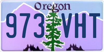OR license plate 973VHT