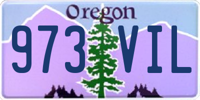 OR license plate 973VIL