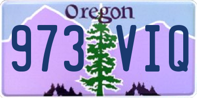 OR license plate 973VIQ