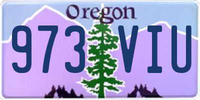 OR license plate 973VIU