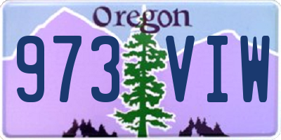 OR license plate 973VIW