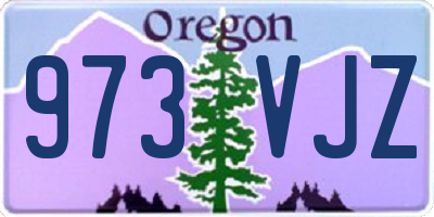 OR license plate 973VJZ