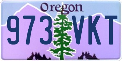 OR license plate 973VKT