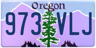 OR license plate 973VLJ