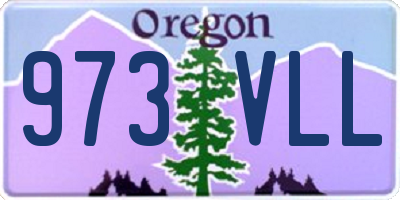 OR license plate 973VLL