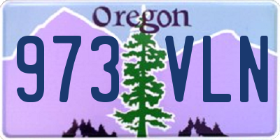 OR license plate 973VLN