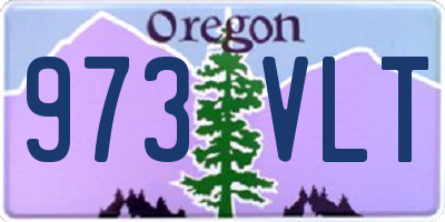 OR license plate 973VLT