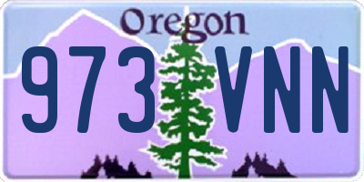 OR license plate 973VNN