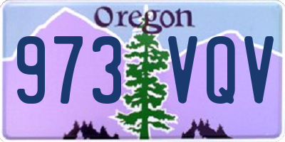 OR license plate 973VQV