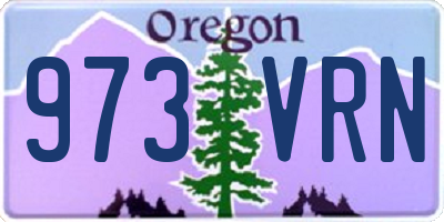 OR license plate 973VRN