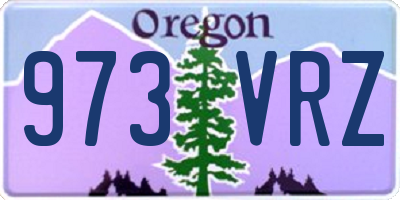 OR license plate 973VRZ