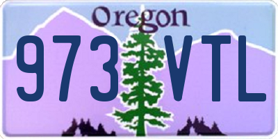 OR license plate 973VTL