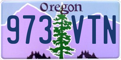 OR license plate 973VTN