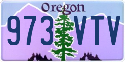 OR license plate 973VTV
