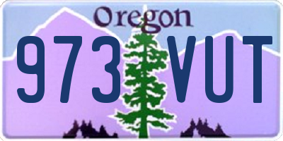 OR license plate 973VUT