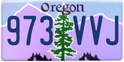 OR license plate 973VVJ