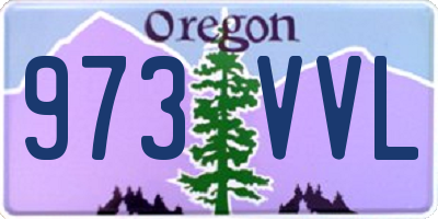 OR license plate 973VVL