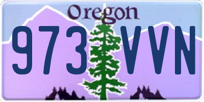 OR license plate 973VVN