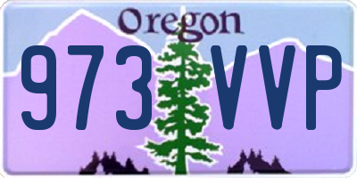 OR license plate 973VVP
