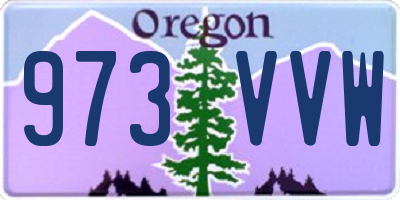 OR license plate 973VVW