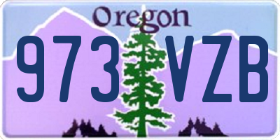 OR license plate 973VZB