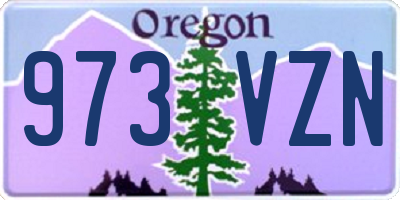 OR license plate 973VZN