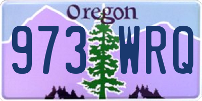 OR license plate 973WRQ
