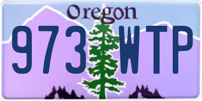 OR license plate 973WTP