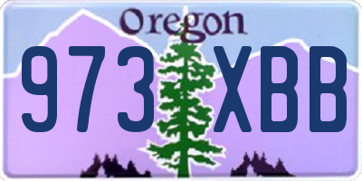 OR license plate 973XBB