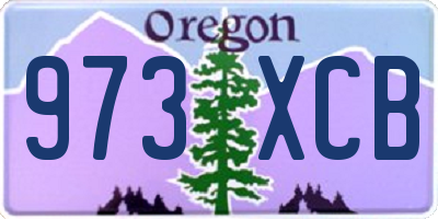 OR license plate 973XCB