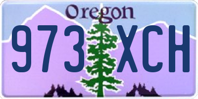 OR license plate 973XCH