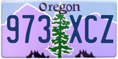 OR license plate 973XCZ
