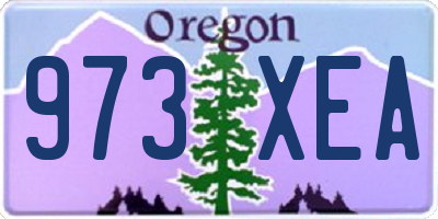 OR license plate 973XEA