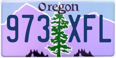OR license plate 973XFL